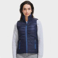 Sol's Wave Women - Lightweight  Bodywarmer 180 g-os poliészter női mellény /SO01437/ 